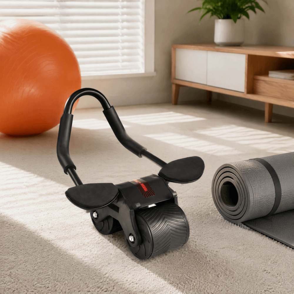 Steel ABS Automatic Rebound Ab - đánh giá và giá Ab Roller Wheel With Elbow Support