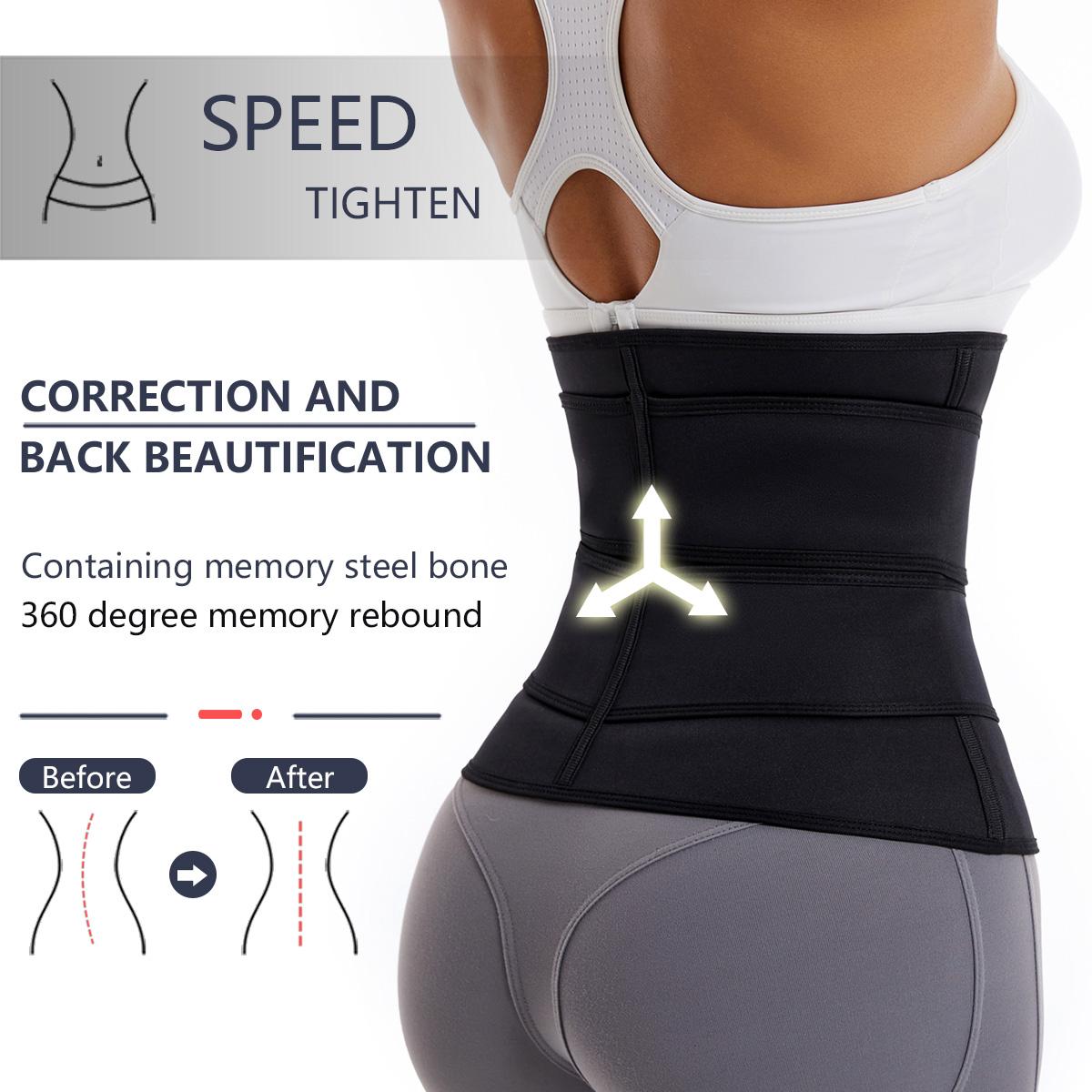 Women Waist Trainer Belt Doubl - đánh giá và giá Sweat Waist Trainer Belt Neoprene