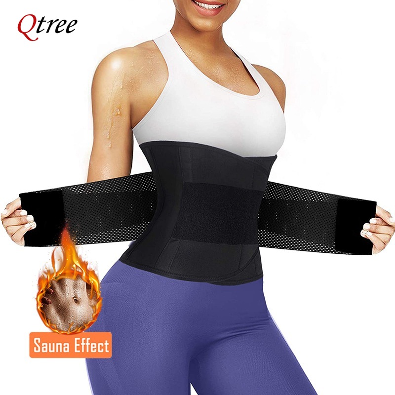 Qtree Hot Neoprene Waist Train - đánh giá và giá Sweat Waist Trainer Belt Neoprene