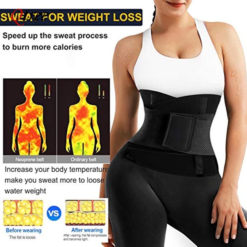 Qtree Hot Neoprene Waist Train - đánh giá và giá Sweat Waist Trainer Belt Neoprene