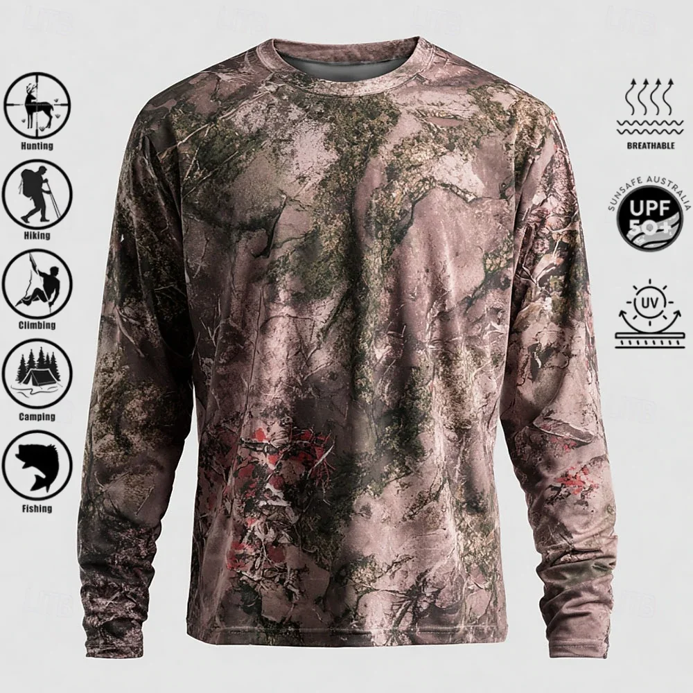 Men Long Sleeve T-shirt Polyes - đánh giá và giá Hiking