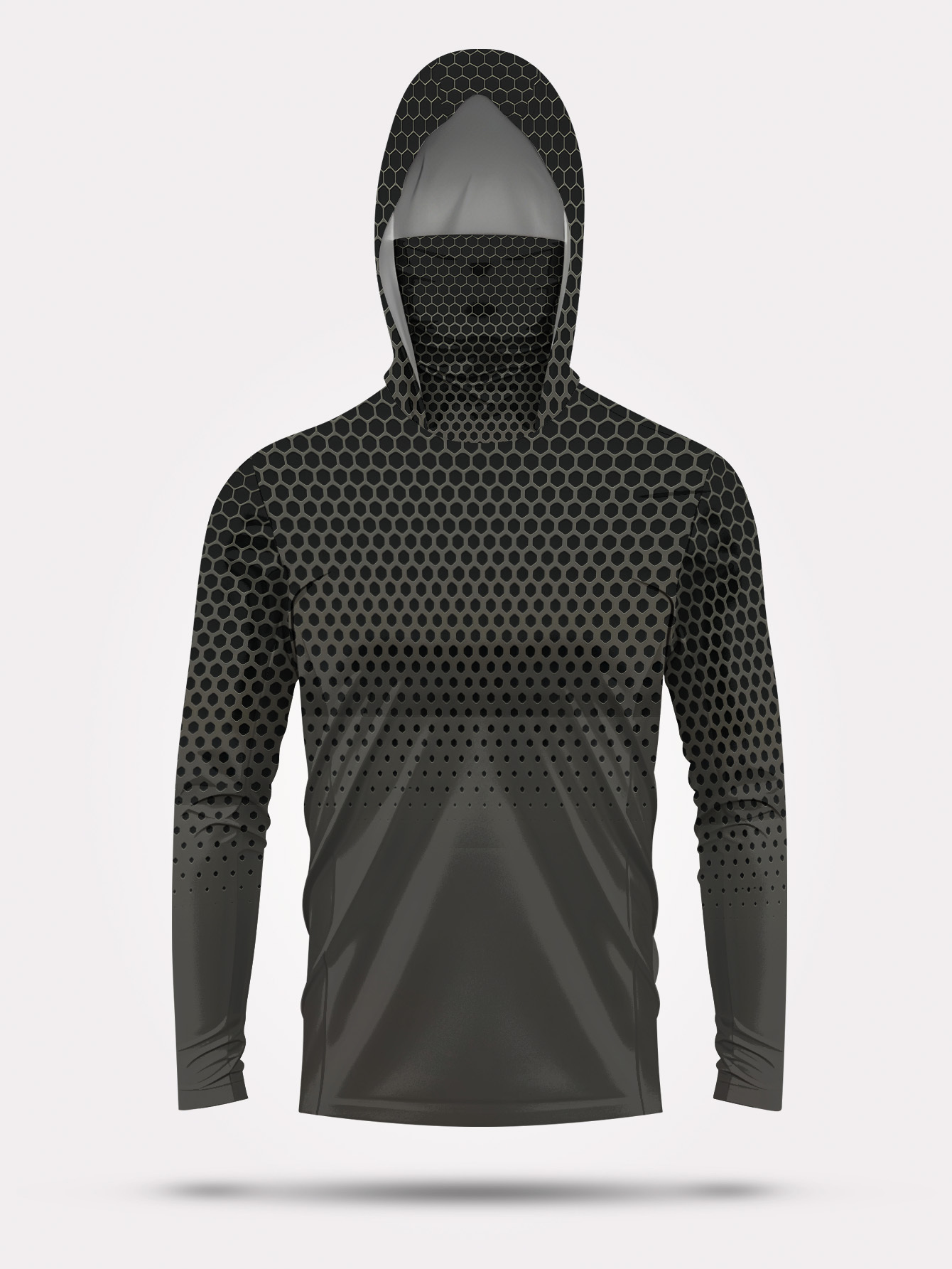 Grey Gradient Honeycomb Men Fi - đánh giá và giá Fishing