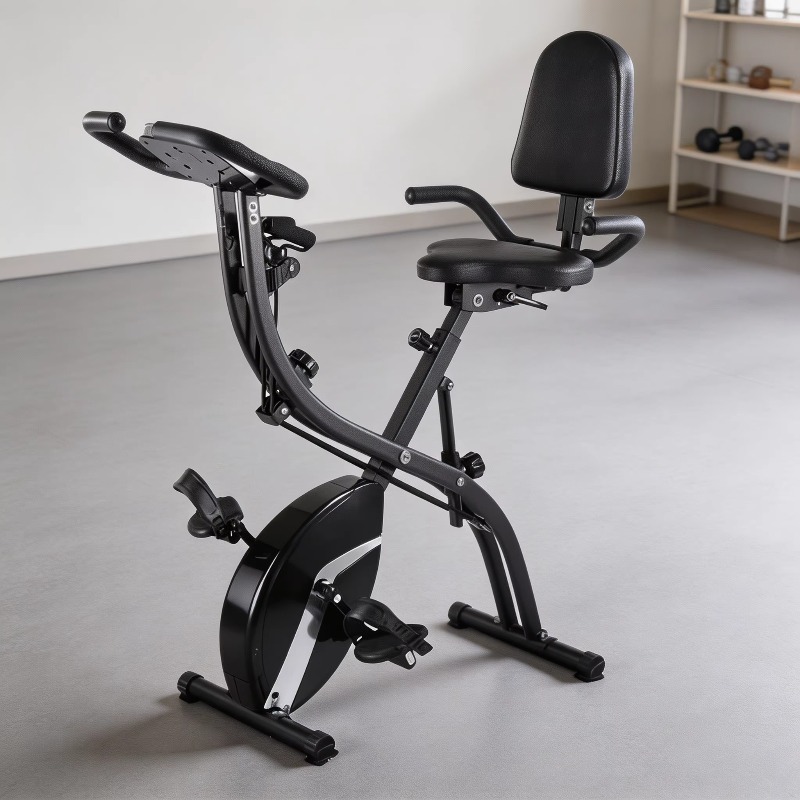 Home Fitness Folding Exercise  - đánh giá và giá Exercise Bike Magnetic Resistance