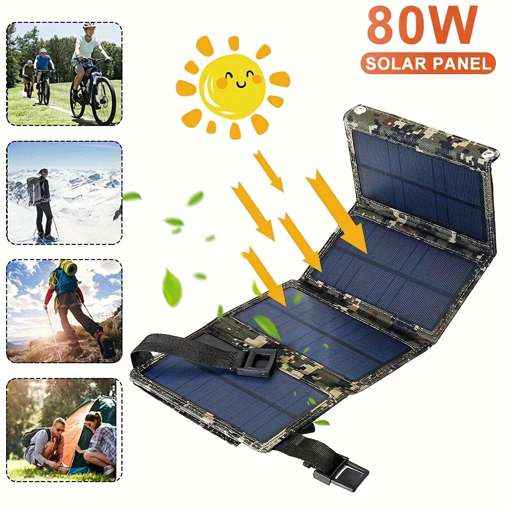 [Solar Panel] 80W Portable Fol - đánh giá và giá Hiking
