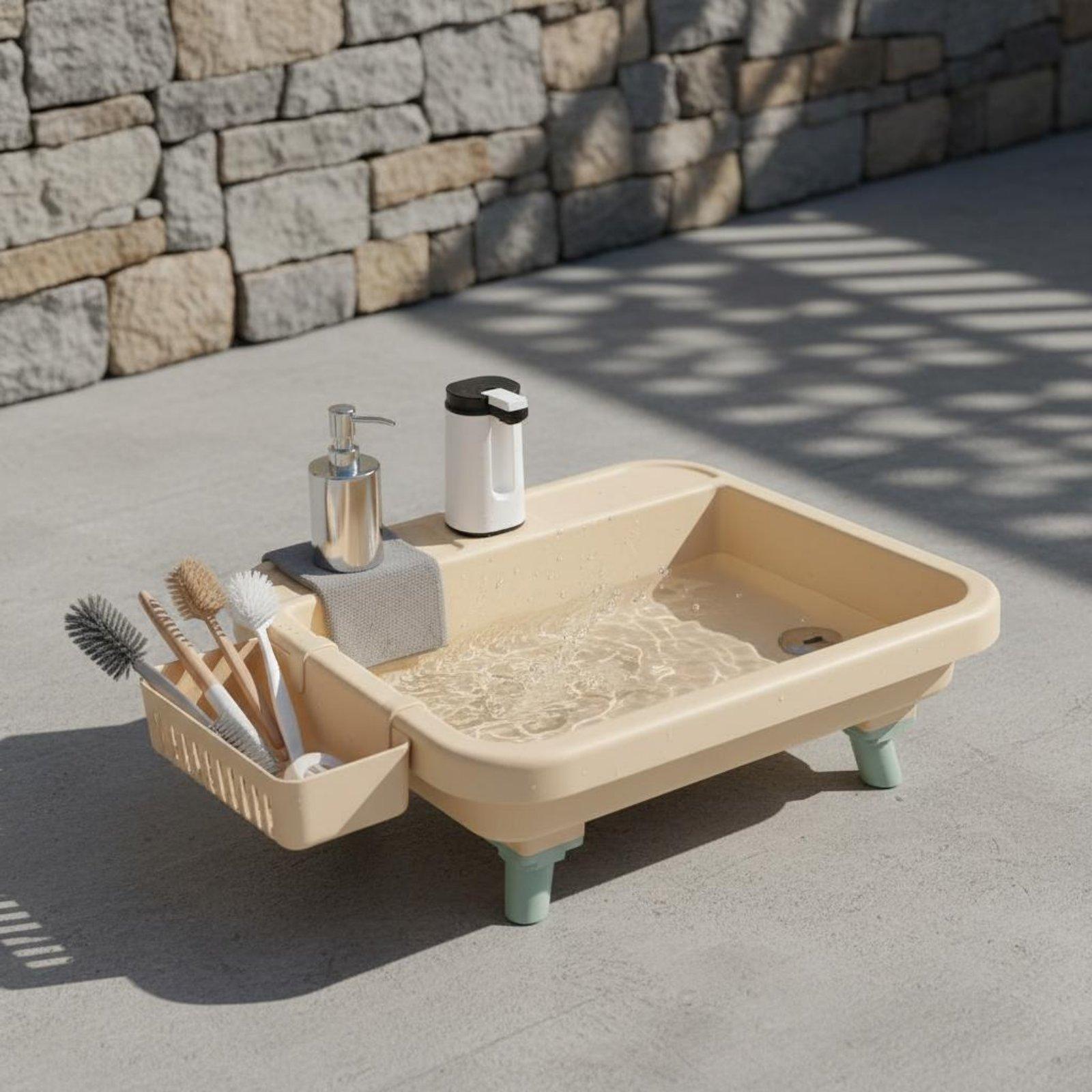 Outdoor Washbasin Portable Pre - đánh giá và giá Camping