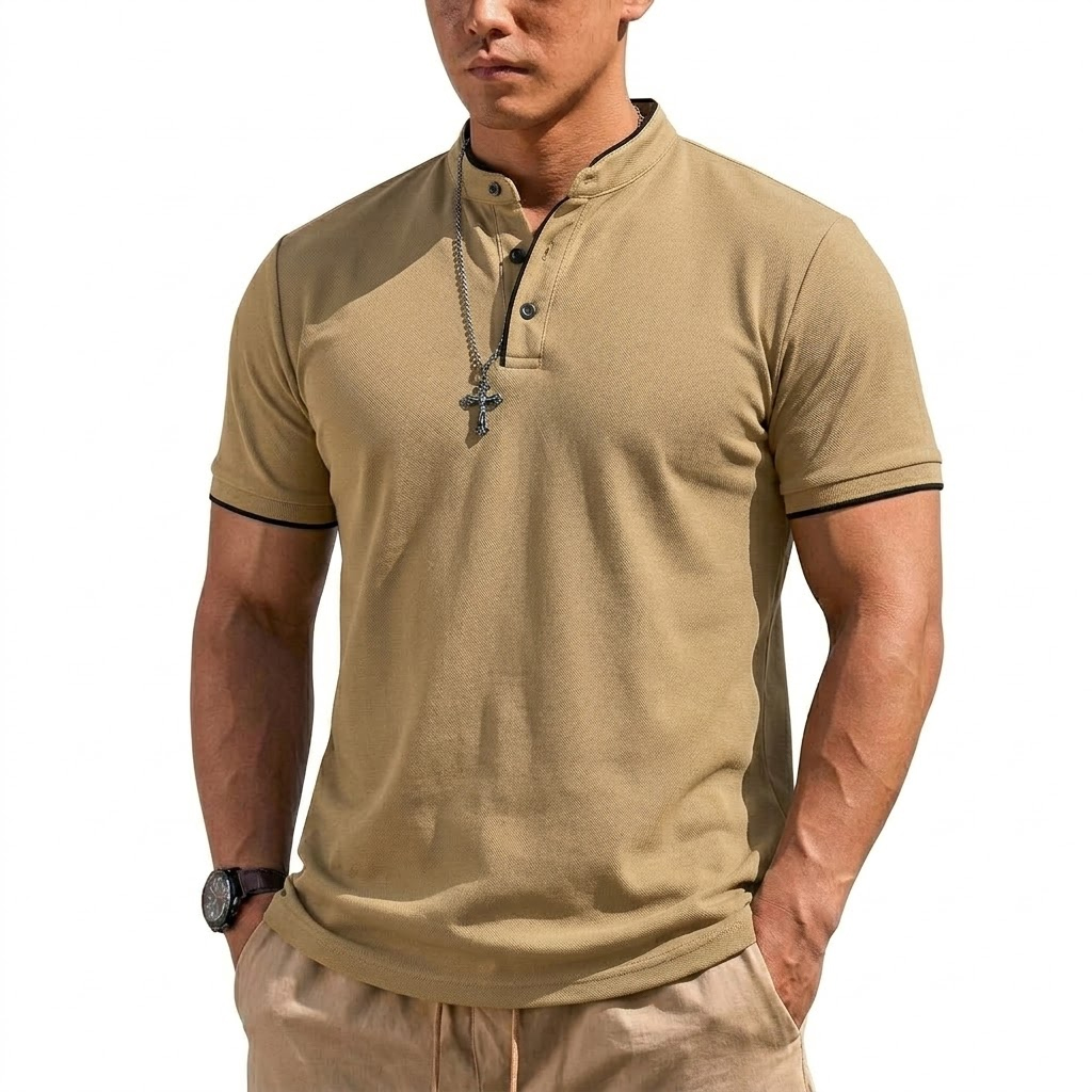 Summer Short Sleeve Henley Shi - đánh giá và giá Hiking