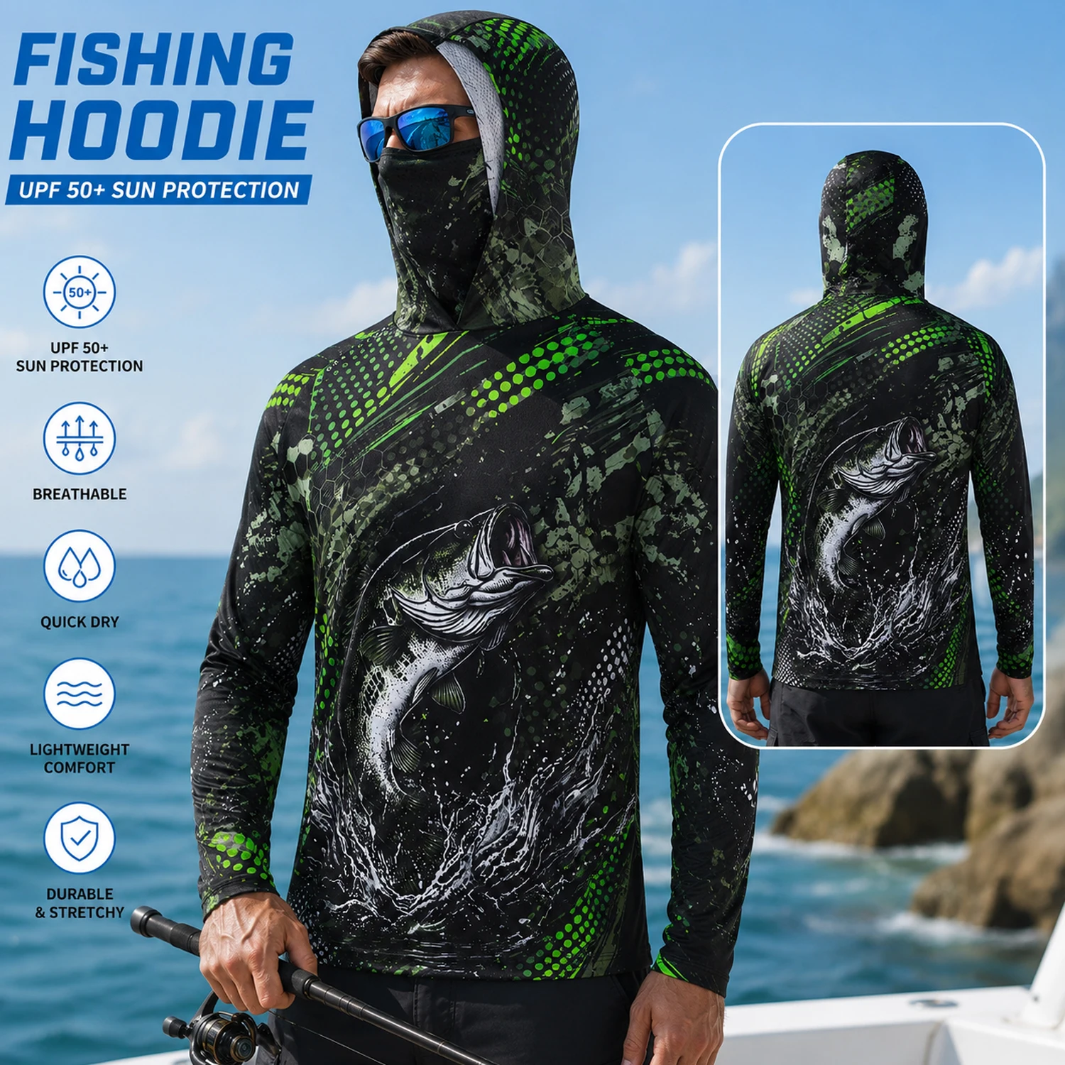 Men's Pro Angler Bass Fishing  - đánh giá và giá Hiking